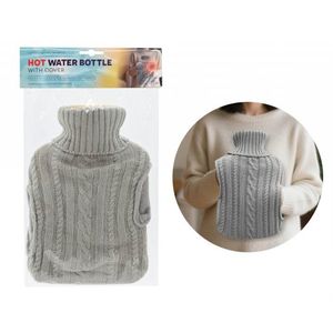 Personal Care: Hot Water Bottle 2L with Cover & Hand Pockets