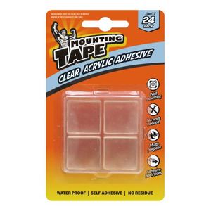 Hardware And Gardening: Mounting Tape Double Sided Square 25mm 24 Pack