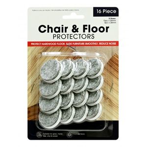 Hardware And Gardening: Nail-on Felt Pads 16pcs 2 Sizes