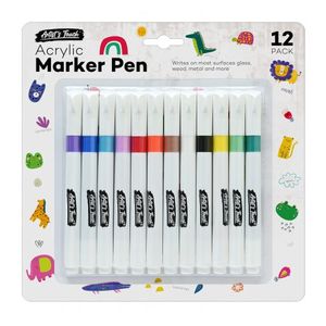 Art Supplies: Artist Touch  Acrylic Marker Pen 12 Pack