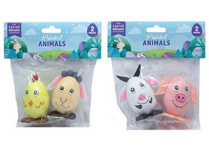 Easter: Easter Painted Animals 2pc