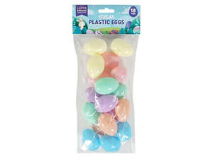 Easter Pastel Fillable Eggs 18pk