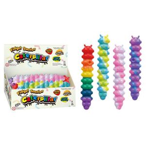 Fidget Suction Caterpillar 4asst