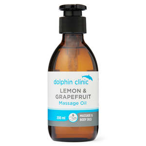 LEMON & GRAPEFRUIT MASSAGE OIL 200ML