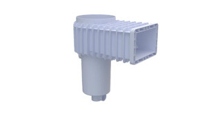 Innoskim Skimmer Concrete Extended Throat White (for Fibreglass Add Escutcheon Kit)