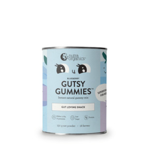 Nutra Organics: Nutra Organics Gutsy Gummies Blueberry 150 gm
