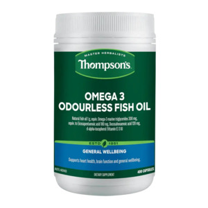 Thompson's Omega-3 Odourless Fish Oil 400 Capsules