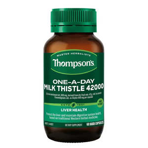 Frequently Bought: Thompson‘s Milk Thistle 42000mg 60 Caps