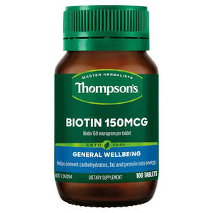 Thompson's Biotin 150mcg 100 Tablets