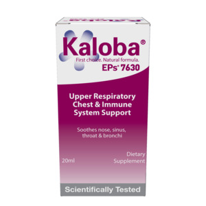 Frequently Bought: Kaloba EPs 7630 Upper Respiratory Chest & Immune System Support 20ml