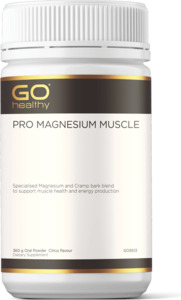 Go Healthy Pro Magnesium Muscle 360 gm powder citrus