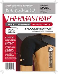 Thermastrap: Thermastrap Shoulder Support Black