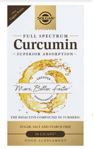 Clearance: Solgar Full Spectrum Curcumin 30 soft gel capsules