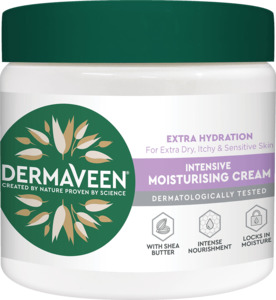 Dry Skin: DermaVeen Extra Hydration Intensive Moisturising Cream 450gm