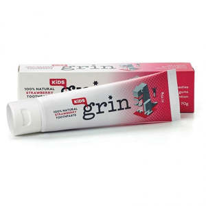 Toothpaste 1: Grin 100% natural organic children's toothpaste strawberry flavor 70g