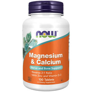 Now: Now Foods Magnesium And Calcium 100 tablets