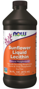 now Sunflower Liquid Lecithin 473 ml