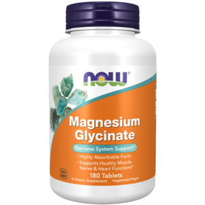 Now: Now Magnesium Glycinate 200mg (Elemental) 180T