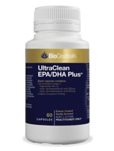 Bioceuticals UltraClean EPA/DHA Plus Ultra-Purified, Concentrated Fish Oil 60 caps