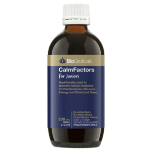 Bioceuticals CalmFactors For Juniors for Restlessness & Disturbed Sleep 200 ml