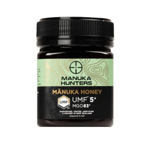 Manuka Hunters: Manuka Hunters 5+ UMF™ (83MGO) Manuka Honey 250 gm