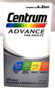 Centrum: Centrum Advance Multivitamin 100 tablets