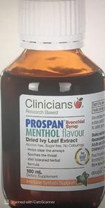 Clinicians: Clinicians prospan bronchial syrup 100ml