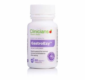 Clinicians: Clinicians GastroEzy 60 chewable tablets