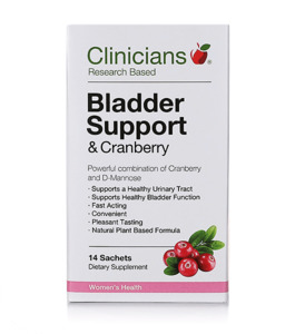 Clinicians: Clinicians Bladder Support and Cranberry Sachets 14's