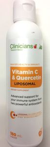 Clinicians Vitamin C Quercetin Liposomal 180ml - Immune Support & Antioxidant Boost