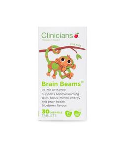 Clinicians Kids Brain Beams 30 chewable tablets