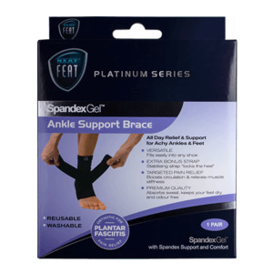 Neat Feat: Neat feat Platinum Series Spandex Gel Ankle Support Brace