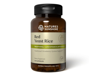 Natures Sunshine: Nature's Sunshine Red Yeast Rice 120 capsules