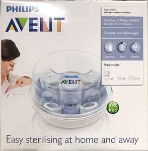 Philips Avent Steam Sterilizer - Microwave Sterilizer for Safe Baby Bottle Cleaning