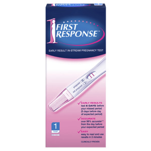 Pregnancy Fertility Aids: First Response Early Result In Stream Pregnancy Test