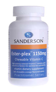 Sanderson: Sanderson Ester-plex® Vitamin C Chewable 165 Tablets (1150mg)