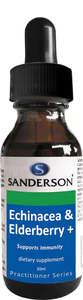 Sanderson Echinacea & Elderberry + drops 30ml
