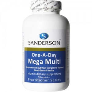 Sanderson: Sanderson One-A-Day Mega Multi 90 Capsules - Comprehensive Daily Multivitamin