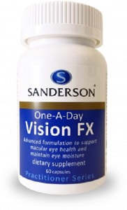 Sanderson One-A-Day Vision FX 60 Capsules for Eye Health and Clarity