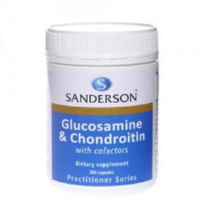 Sanderson Glucosamine Chondroitin Supplements 200 Tablets for Joint Health and Mobility