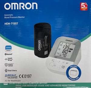 Omron Monitors: Omron HEM7155T Plus Dual User Automatic Blood Pressure Monitor