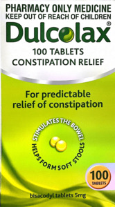 Constipation: Dulcolax Constipation relief 5 mg 100 Tablets