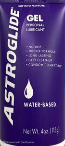 Lubricants: Astroglide Personal Lubricant 113g Gel