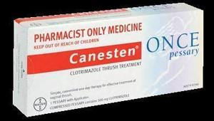 Pharmacist Only Medicines: Canesten Once Pessary For Vaginal Thrush - Pharmacist Only Medicine