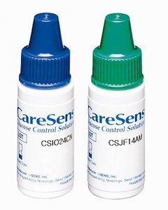 Blood Glucose Monitoring: CareSens Glucose Control Solution A+B+C (3 x 4ml)