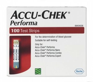 Diabetes Monitoring: Roche Accuchek Performa Strips 100s