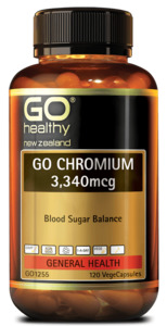 Go Healthy Go Chromium 3,340mcg 120 caps