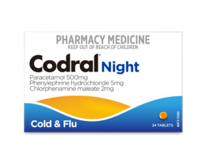 Cough And Cold: Codral Night 24 tablets