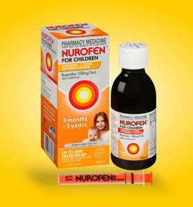 Nurofen for Children Orange Flavour 200ml - Pain Relief Solution