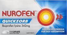 Anti Inflammatories: Nurofen Quickzorb Caplets 12
